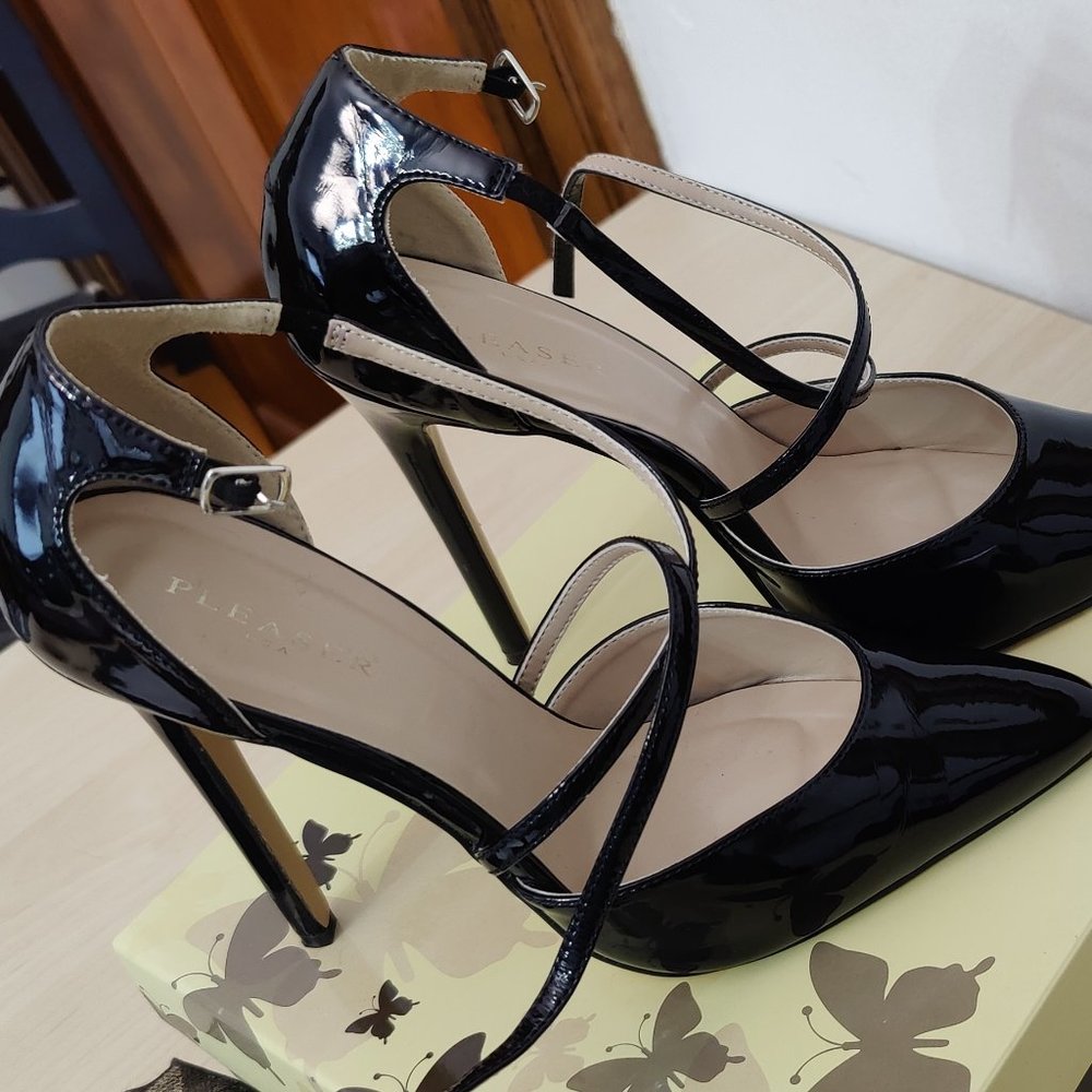 Pleaser Sexy-26 Black Pumps (12US)